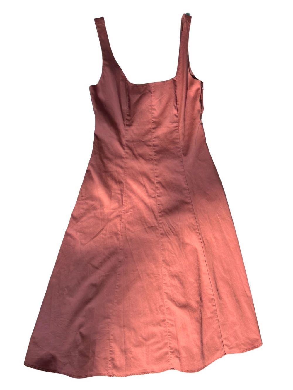 Club Monaco Dusty Rose Mauve A-Line Midi Dress
